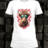 T-shirt personnalisé blanc taureau stylé