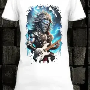 T-shirt personnalisé le dieu rockstar 2