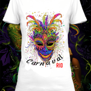 T-shirt personnalisé blanc le carnaval 1