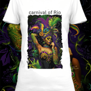 T-shirt personnalisé blanc le carnaval 4