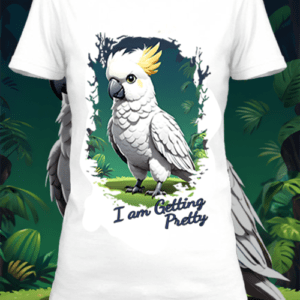 T-shirt personnalisé blanc white cockatoo 6