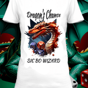 T-shirt dragon sicbo 3 blanc polyester personnalisé