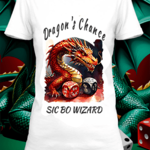 T-shirt dragon sicbo 4 blanc polyester personnalisé