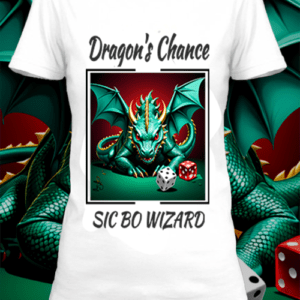 T-shirt dragon sicbo 5 blanc polyester personnalisé