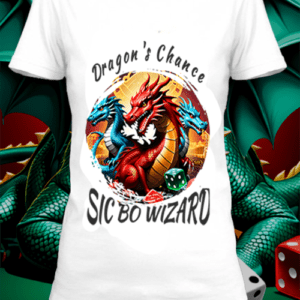 T-shirt dragon sicbo 6 blanc polyester personnalisé