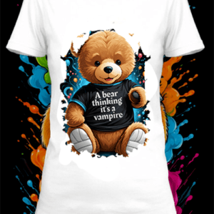 teddy bear 5 box T-shirt  blanc  personnalisé