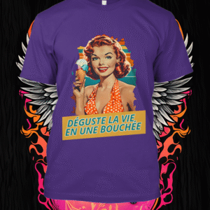 Savourez l’été éternel : pin-up polka dot, cornets bicolores et couleurs rétro s’unissent pour un style frais et plein de charme.