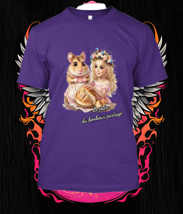 Petite fille et hamster boulangers complices