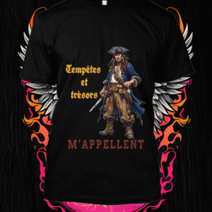 Pirate redoutable aux trésors cachés design