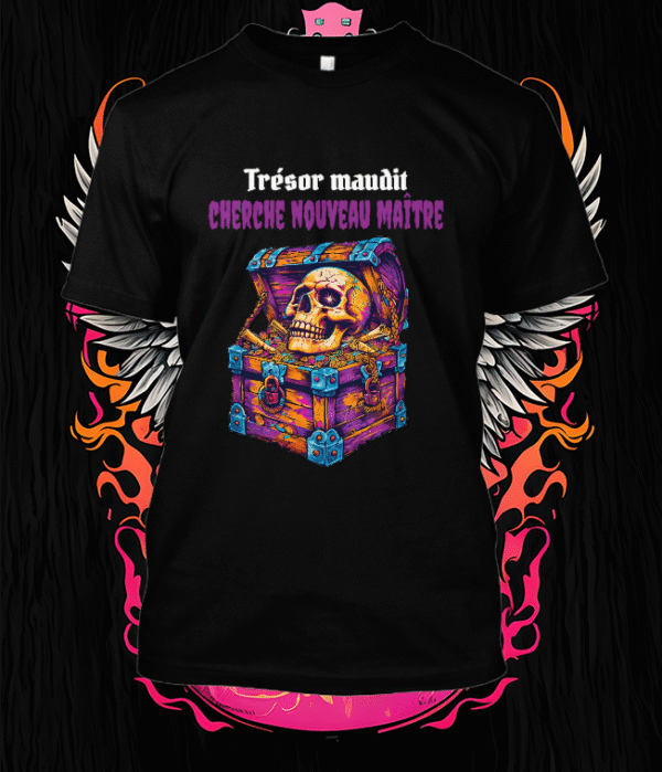 Trésor pirate tête de mort magique design