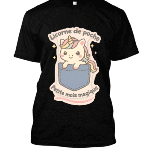 t-shirt-design – Arc-en-ciel secret dans la poche