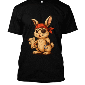 t-shirt-design – Lapin pirate rigolo
