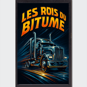 Cadre photo Bitume En Feu Sous Les Roues