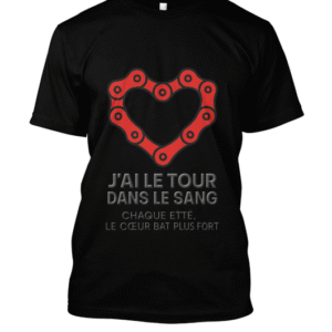 t-shirt-design – Chaîne cardiaque en jaune passion