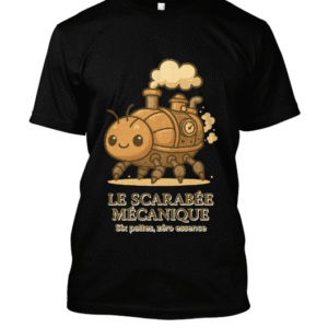 t-shirt-design – Insecte vapeur au cœur chaud