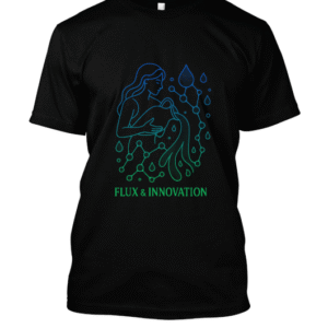 t-shirt-design – Visionnaire fluide messagère des mondes