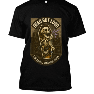 t-shirt-design – Cercueil micro flammes et cris