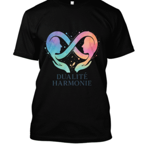 t-shirt-design – Fusion des opposés en lumière
