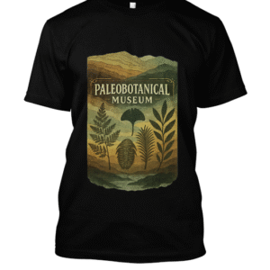 t-shirt-design – Musée végétal aux ombres fossiles