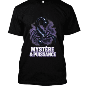 t-shirt-design – Venin noir âme enflammée cachée