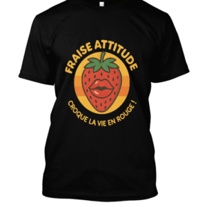 t-shirt-design – Rouge passion pulpeuse et libre