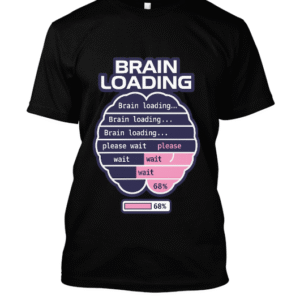 t-shirt-design – Chargement cérébral en cours lent
