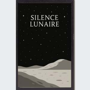 Cadre photo Nuit immobile sur la Lune