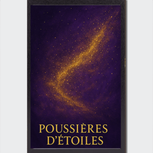 Cadre photo Éclat doré dans l’univers