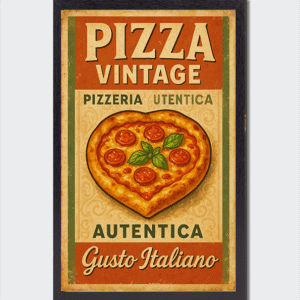 Cadre photo Cœur vintage goût authentique