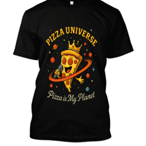 t-shirt-design – Roi galactique de la pizza