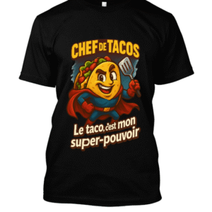 t-shirt-design – Héros gourmand maître du taco