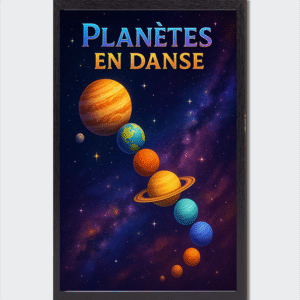 Cadre photo Ballet cosmique des planètes