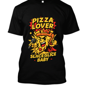t-shirt-design – Roi rappeur de la pizza