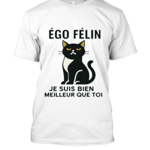 t-shirt-design – Regard hautain silence absolu