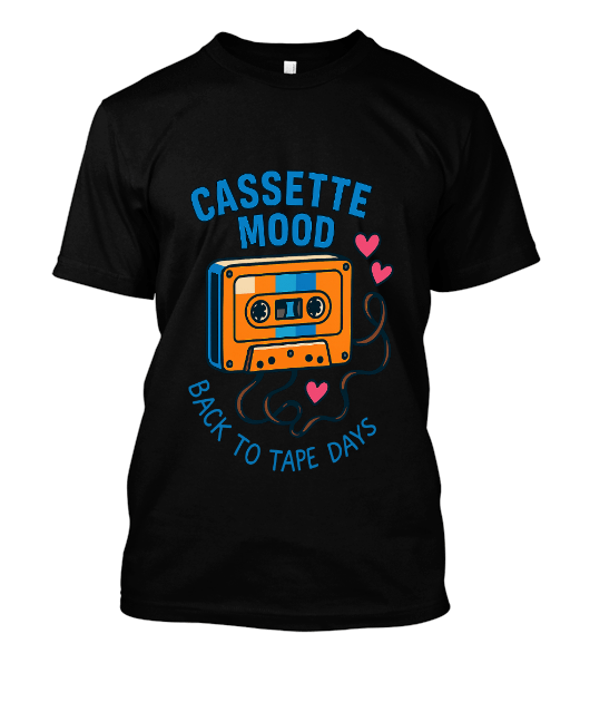 t-shirt-design – Cassette mood retour en bande
