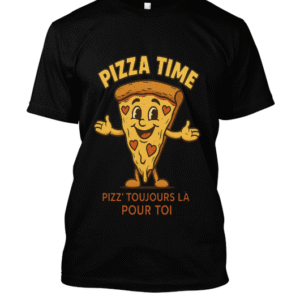 t-shirt-design – Part de pizza pleine tendresse