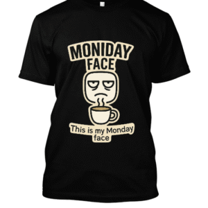 t-shirt-design – Visage du lundi sans filtre