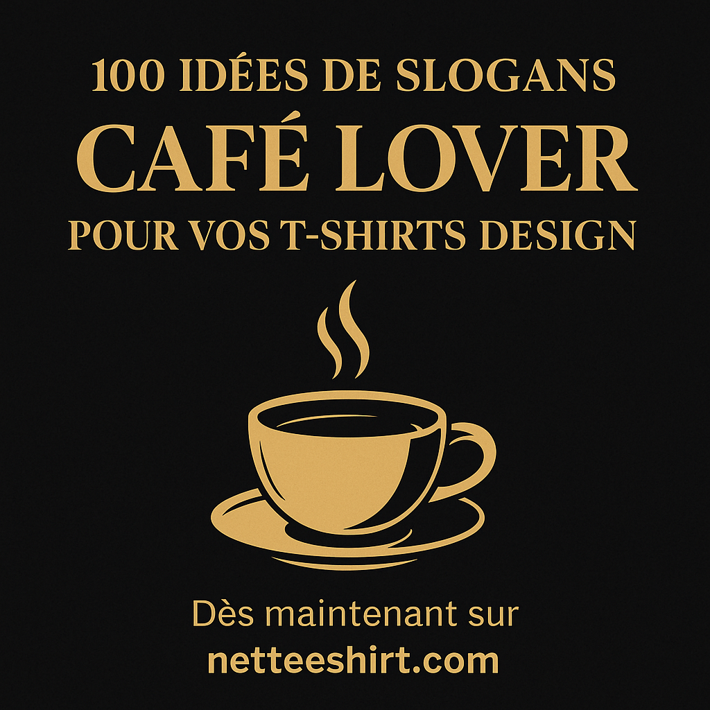 100 slogans Café Lover pour vos t-shirts design