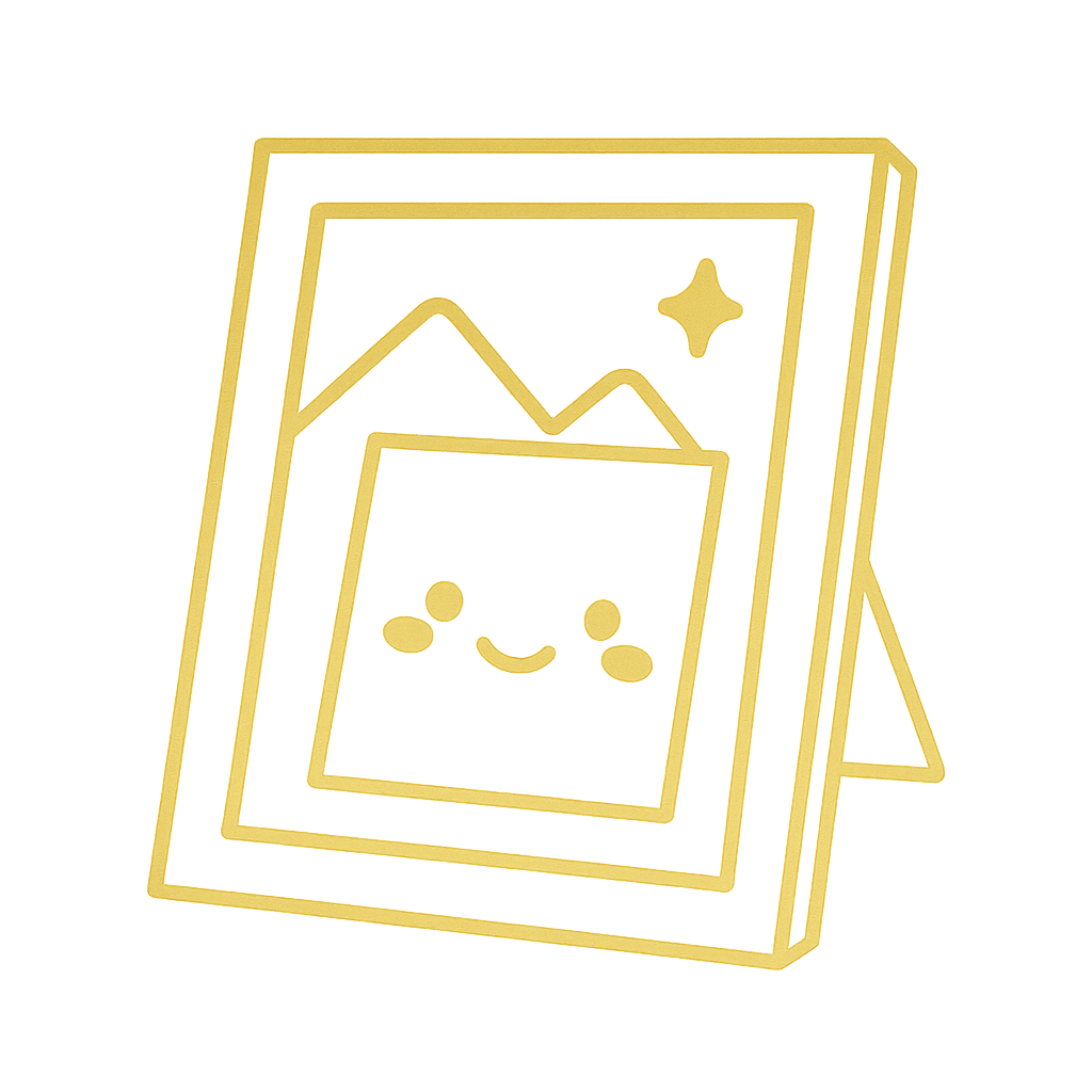 cadre photo line art netteeshirt