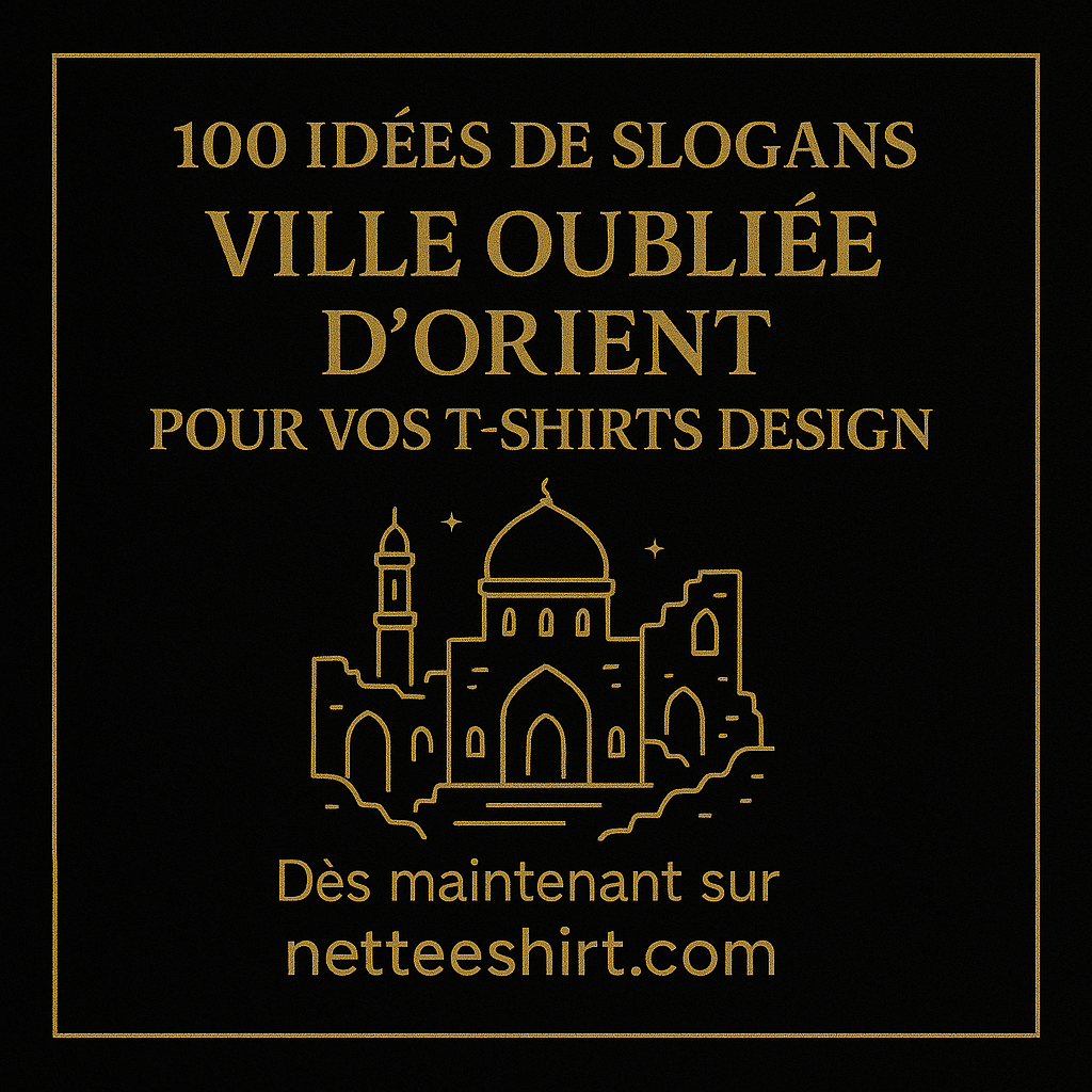 100 idées de slogans Villes oubliées d’Orient