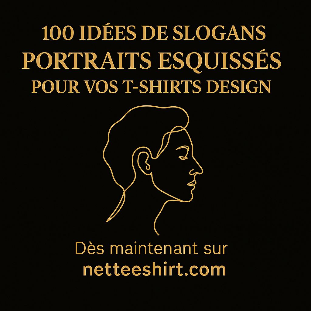 100 idées de slogant portraits esquissés