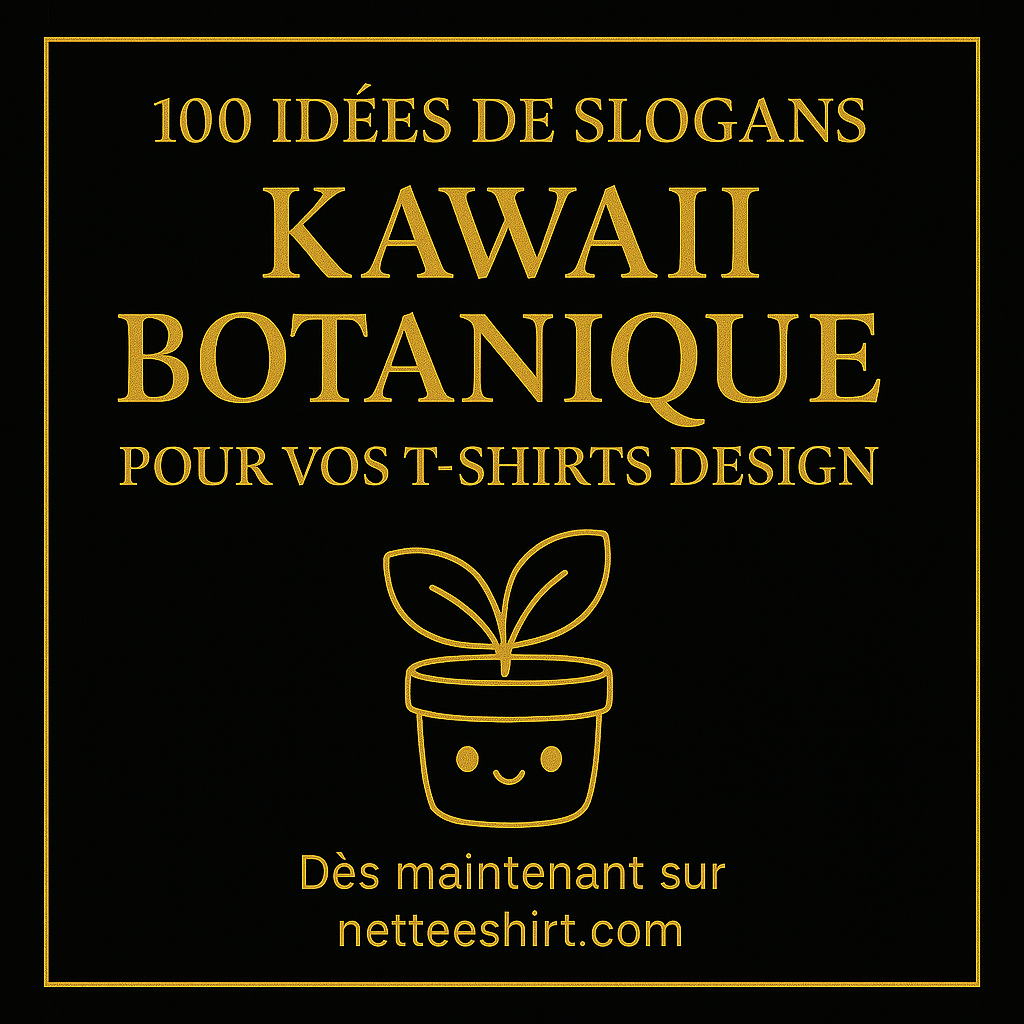 100 idées de slogans Kawaii Botanique