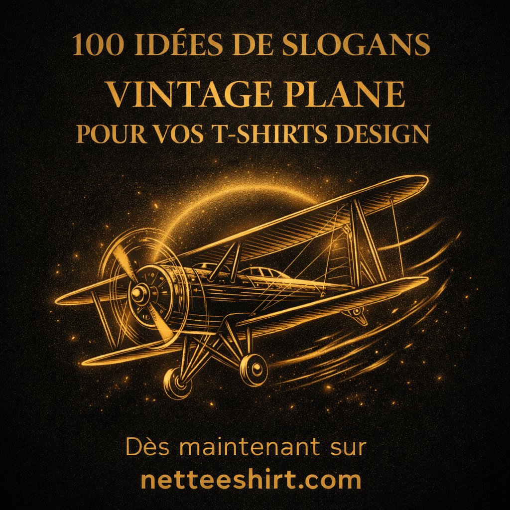 100 idées de slogans vintage plane