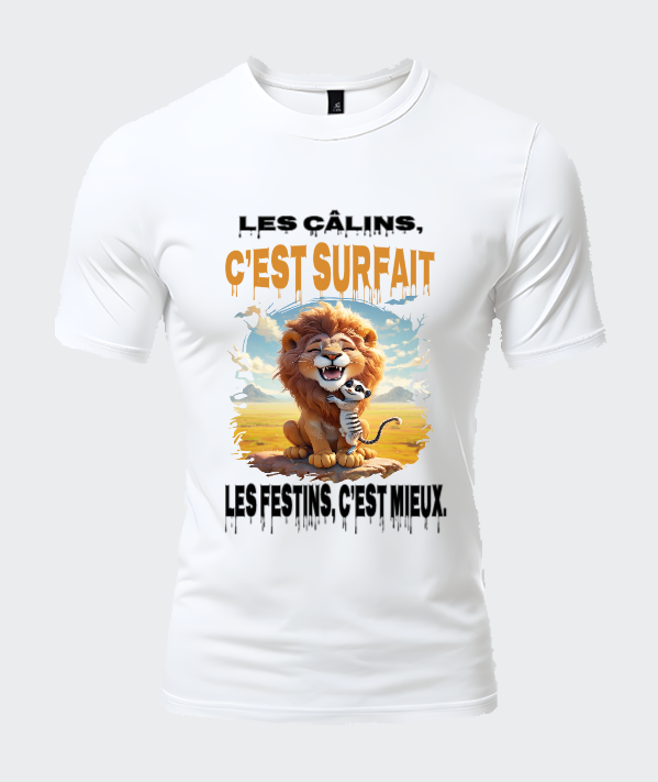 Les câlins, c’est surfait. Les festins, c’est mieux.