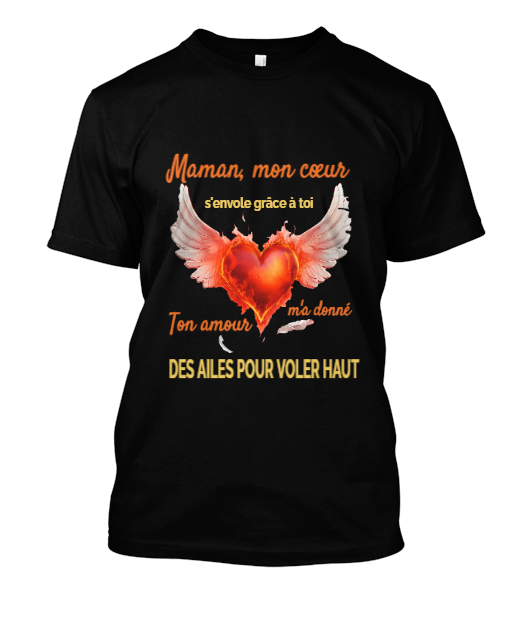 L\'amour maternel, un cœur qui prend son envol