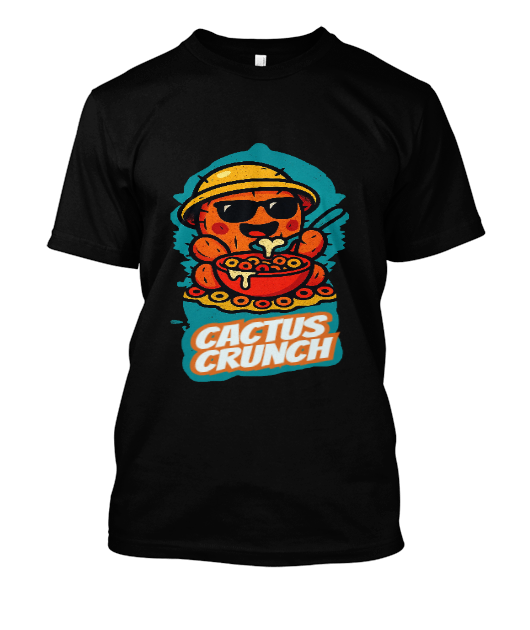 Cactus décontracté croquant des céréales multicolores