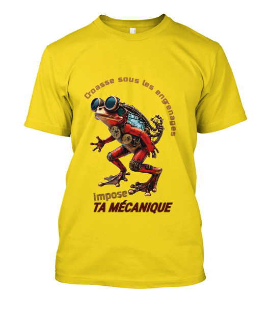 Grenouille Mécanique Voyageuse au Cœur Steampunk Chronométallique