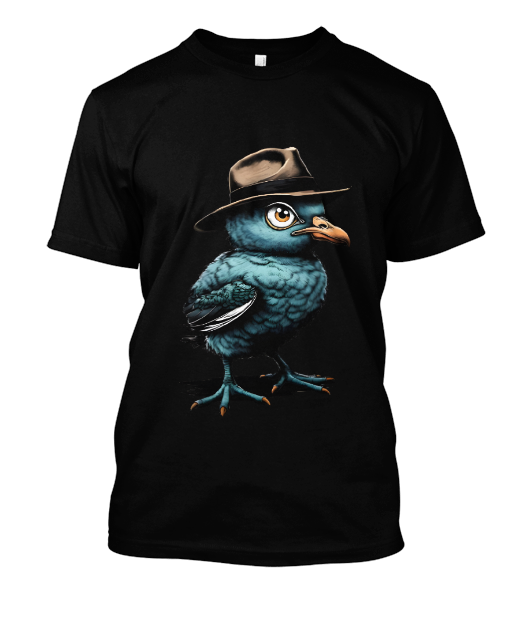 Le Petit Oiseau Détective au Chapeau Mystérieux et Élégant
