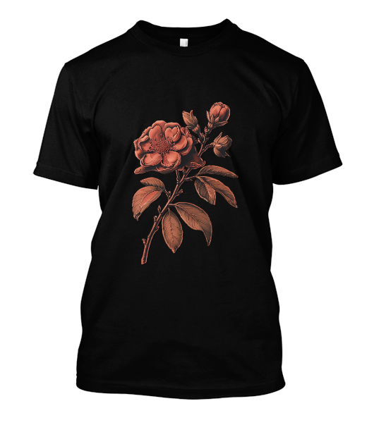 Fleur éclose en silence rose intemporel