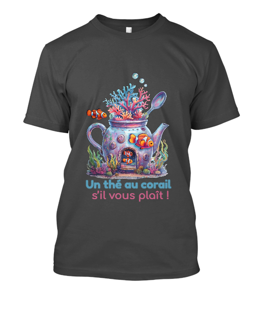 Théière corail maison des poissons clown